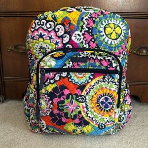 Vera Bradley Ultimate Backpack Large Pack - Rio Cotton Design - NWOT